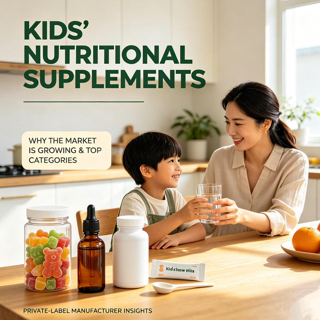 The Rise of Kids’ Nutritional Supplements: Popular Categories & Product Insights