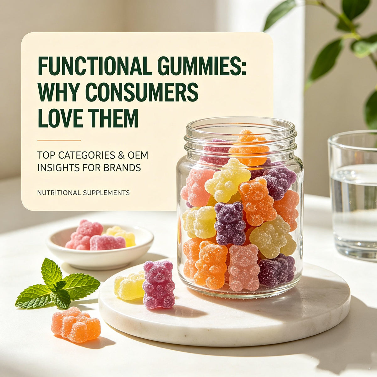 Why Functional Gummies Are Gaining Popularity