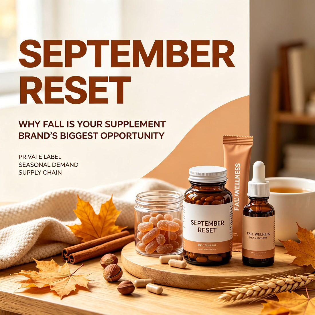 Fall Wellness Boom: Capture Seasonal Demand for Your Private Label Supplement Brand