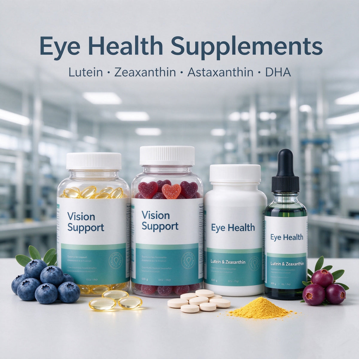Eye Health Supplements: Popular Ingredients, Formats & OEM Private Label Guide