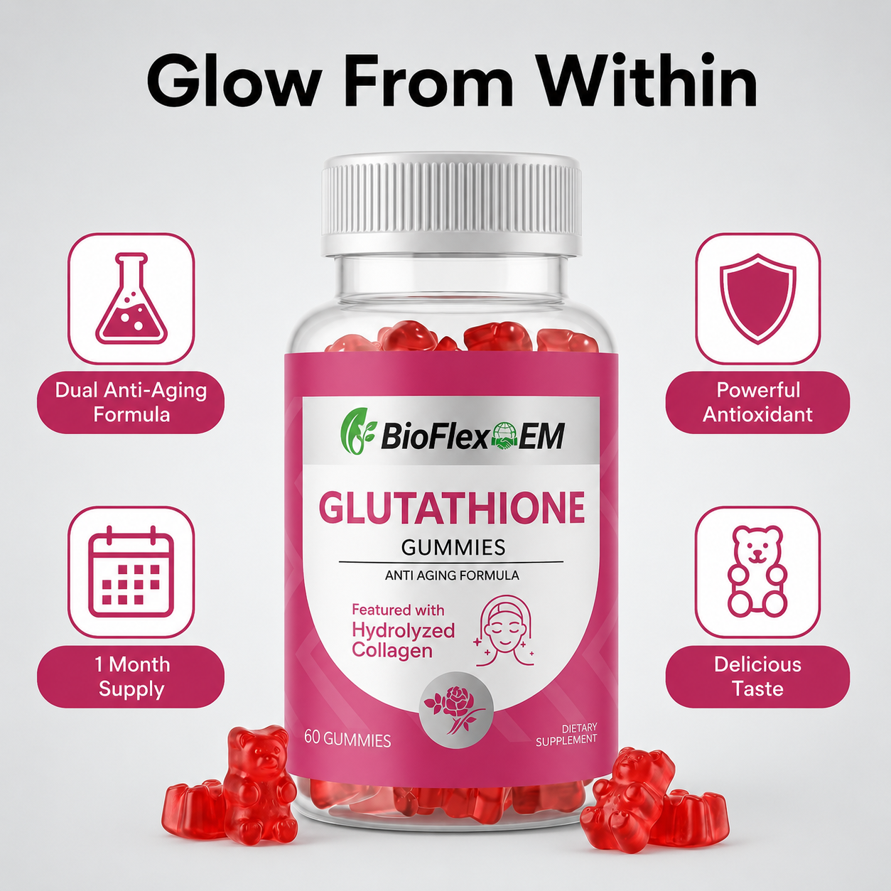 Gummies de créatine 3000 mg, marque privée OEM en gros