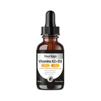 Vitamin D3 & K2 Liquid Drops 60ml – with Coconut Oil