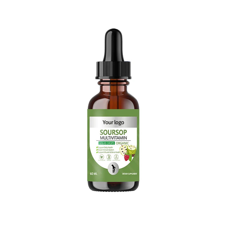 OEM Organic Soursop (Graviola) Liquid Drops 60ml – Immune & Gut Support