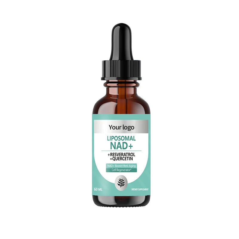 Gouttes liquides de NAD+ et de resvératrol – Soin 5 en 1 anti-âge et santé de la peau
