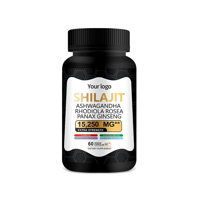 Himalayan Shilajit Capsules – Pure Extra Strength Resin for Adults
