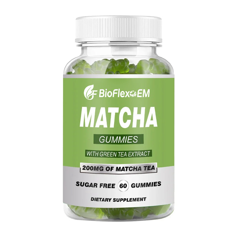 Gummies brûleurs de graisse au thé vert matcha de marque privée