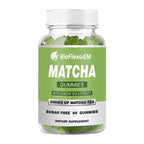 Gummies brûleurs de graisse au thé vert matcha de marque privée