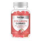 Gommes de collagène végétaliennes – Cheveux, peau et ongles avec biotine et vitamines C et E