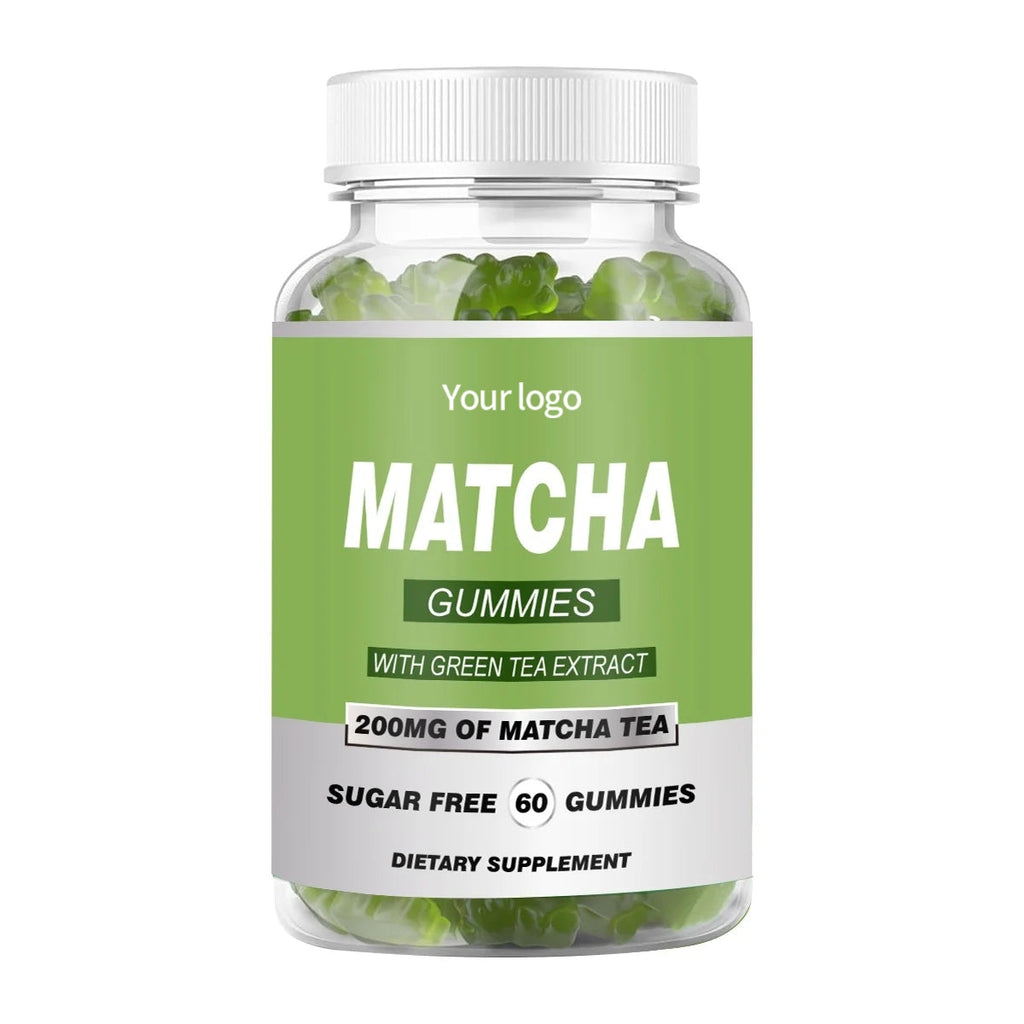 Gummies brûleurs de graisse au thé vert matcha de marque privée
