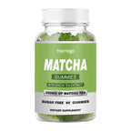 Gummies brûleurs de graisse au thé vert matcha de marque privée