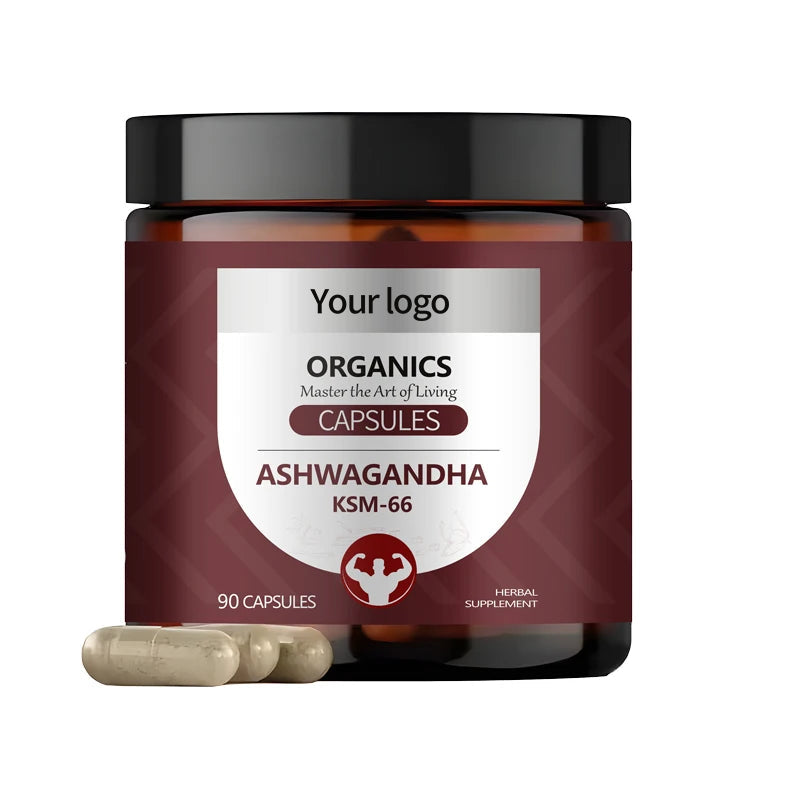 China Factory OEM Vegan Ashwagandha KSM-66 Capsules 600mg