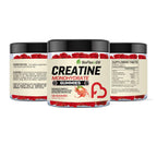 批发 OEM 贴牌风味肌酸一水合物软糖补充剂 肌肉生长训练前肌酸 3000mg 软糖