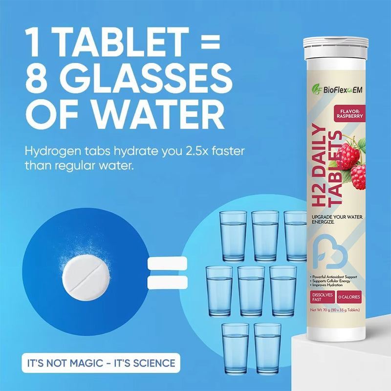 Private Label OEM Raspberry Flavor H2 Hydrogen Water Tablets