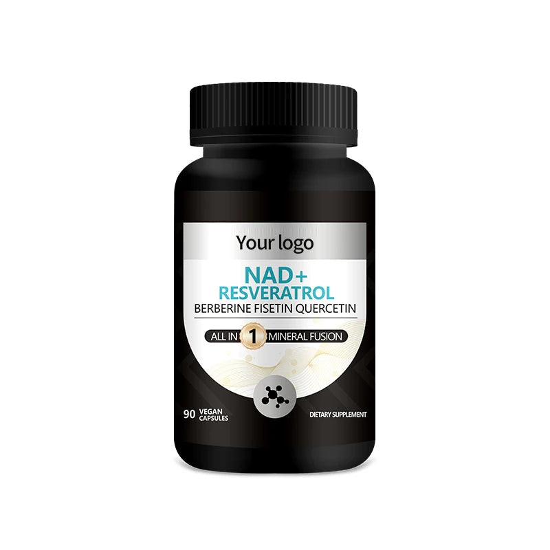 Nicotinamide Riboside & Resveratrol Capsules – NAD⁺ Booster, Vegan