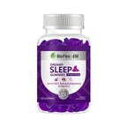 Gommes pour le sommeil végétaliennes sans sucre avec mélatonine 5 mg, magnésium et vitamine D