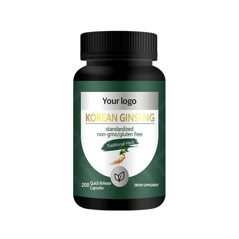 Private Label Korean Red Panax Ginseng Capsules