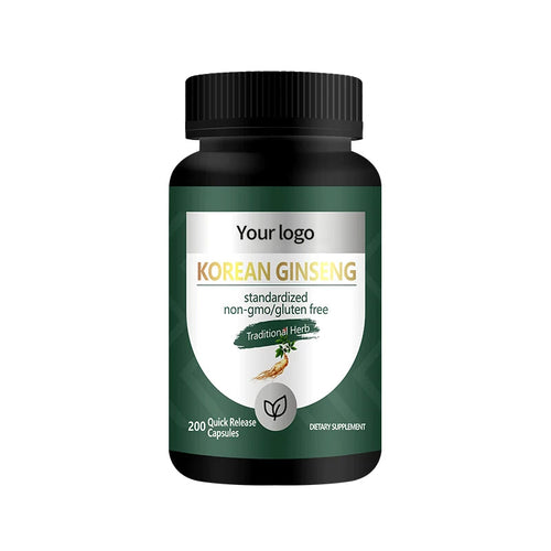 Private Label Korean Red Panax Ginseng Capsules