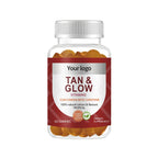 批发定制Logo自晒黑天然日常β-胡萝卜素美黑软糖，小熊造型，60粒装，女士美黑软糖，打造亮泽肌肤