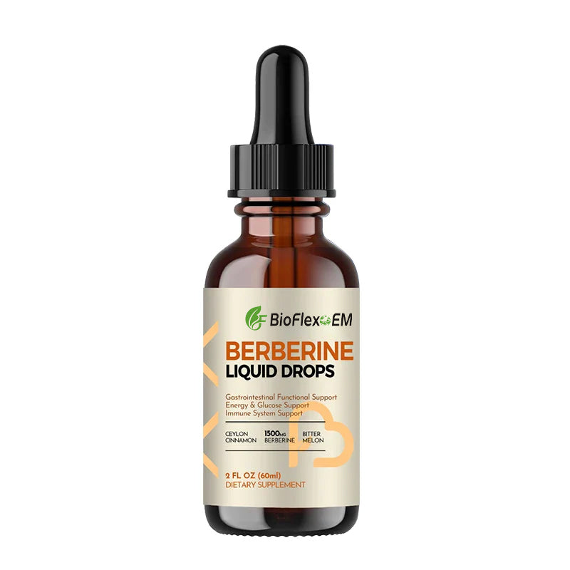 OEM 10-in-1 Organic Cinnamon & Berberine Liquid Drops – with