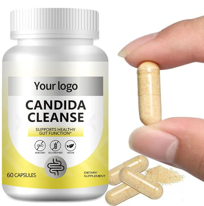 Gut & Digestive Cleanse Capsules – Natural Herb Detox & Candida Support