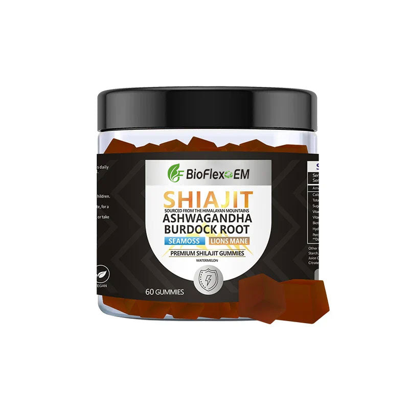 Himalayan Shilajit & Sea Moss Gummies – Organic with Ashwagandha