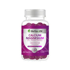 批发 OEM 自有品牌 甘氨酸镁软糖 无糖 维生素 D3 镁 钾 钙 锌 软糖补充剂