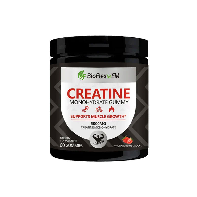Flavored Creatine Gummies 5000mg – Sugar-Free Halal Vegan