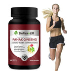 Gélules de ginseng, ginkgo et ashwagandha biologiques 7500 mg, en gros (OEM)
