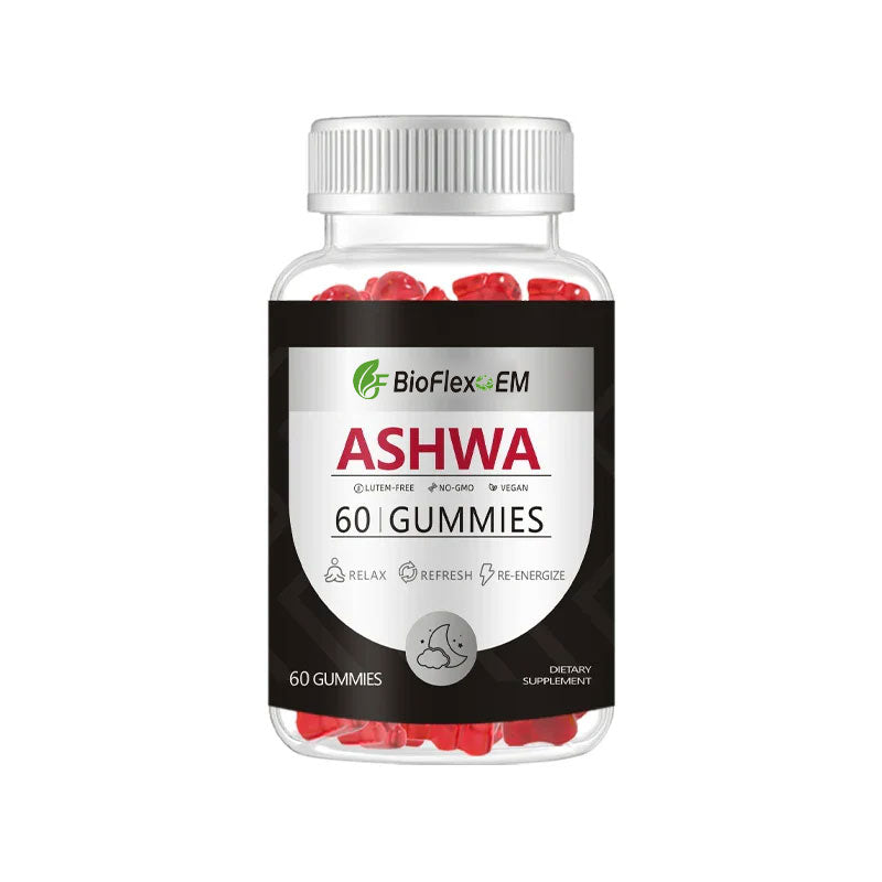 Ashwagandha Strawberry Gummies – Natural Supplement for Men & Women
