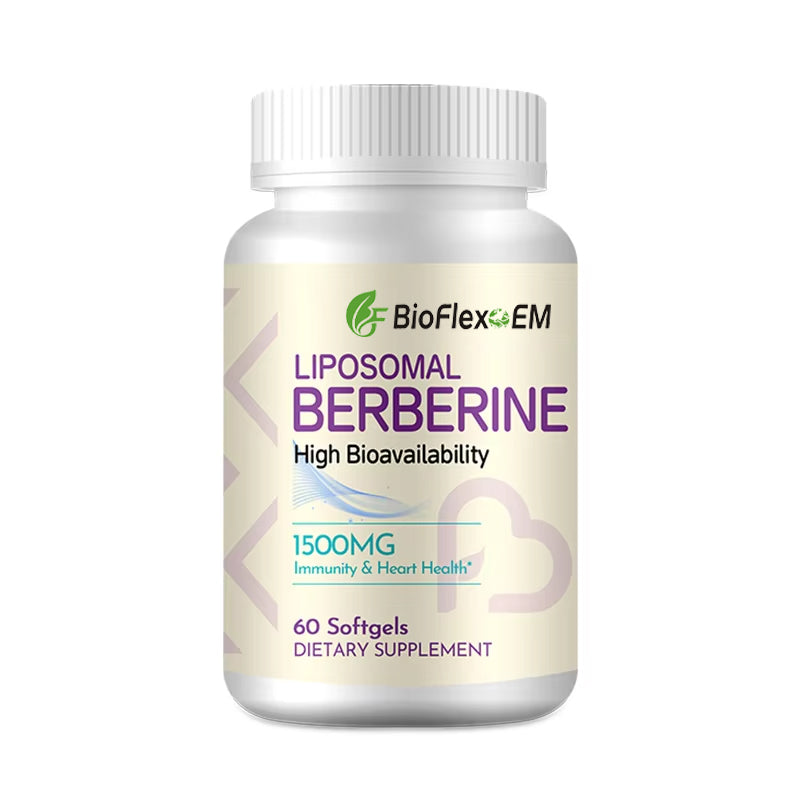Wholesale OEM Berberine HCL 1500mg Vegan Softgels