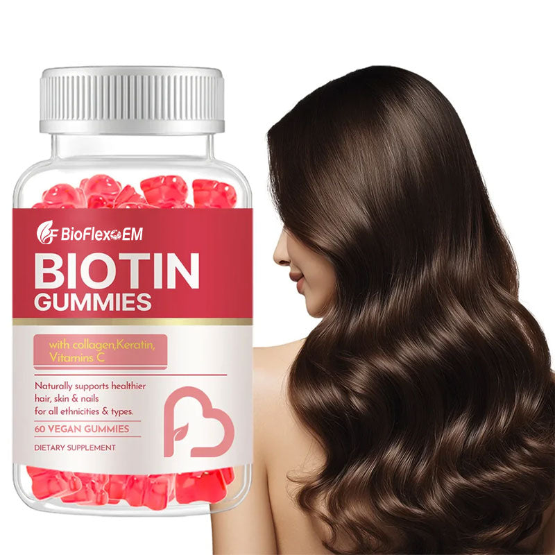 Biotin & Collagen Gummies – Hair Growth, Skin Whitening & Nails