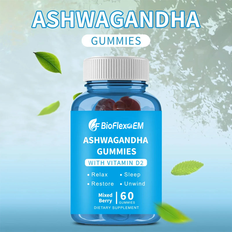 Organic Ashwagandha KSM-66 Gummies – Vegan Calming Formula