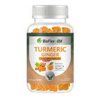 OEM Organic Vegan Turmeric Curcumin & Ginger Gummies with Black Pepper