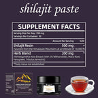 Organic Himalayan Shilajit Gold Resin – 30g/50g, 75% Fulvic Acid