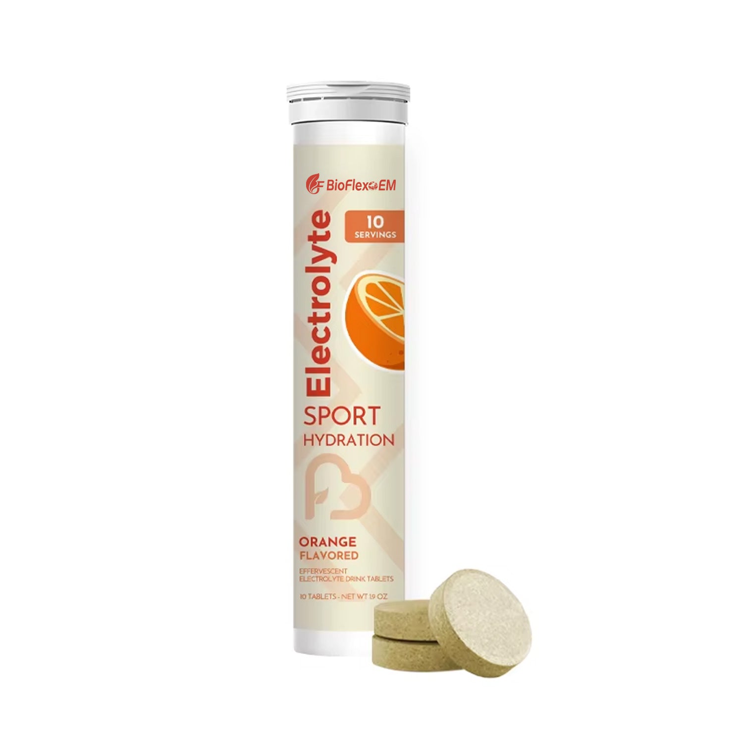 BioFlexOEM Manufacturer of Sports Nutrition Supplements – OEM Private Label Sugar-Free Orange Electrolyte Tablets