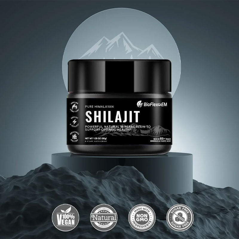 Supplément de résine Shilajit de l'Himalaya biologique OEM