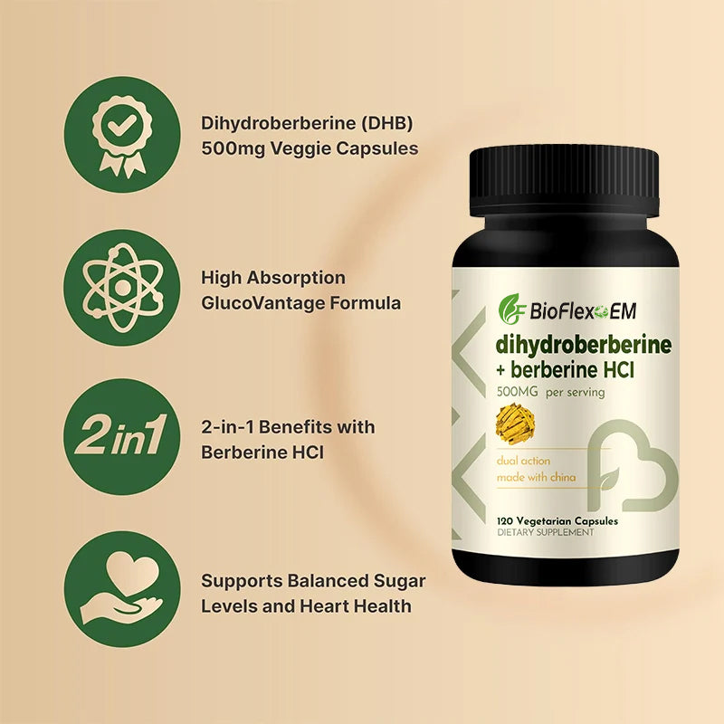 OEM Private Label 500mg Berberine HCL Capsules Wholesale