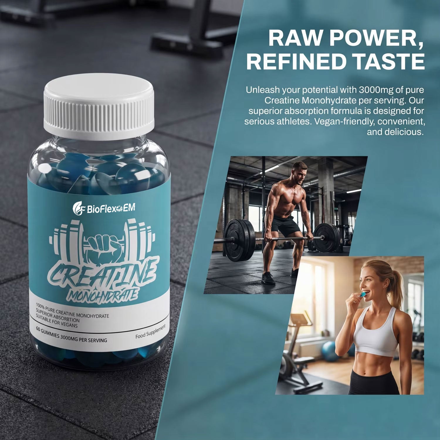 Private Label Vegan Creatine Gummies