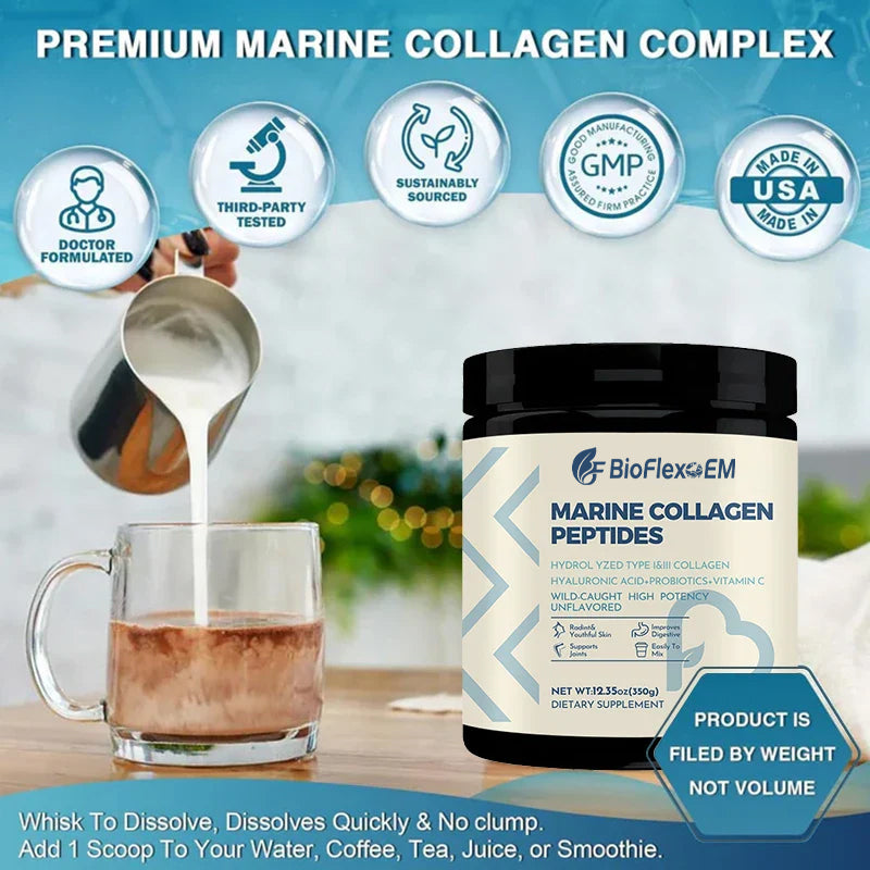 Private Label Multi Collagen Peptides Powder 