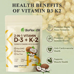 OEM Private Label D3 10000 IU + K2 MK-7 200mcg Softgels