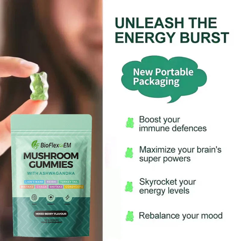 OEM Lion’s Mane Ashwagandha Mushroom Gummies