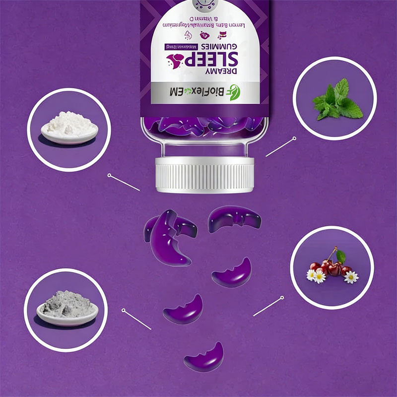 Vegan Melatonin Gummies 5mg – Magnesium & Vitamin D for Sleep