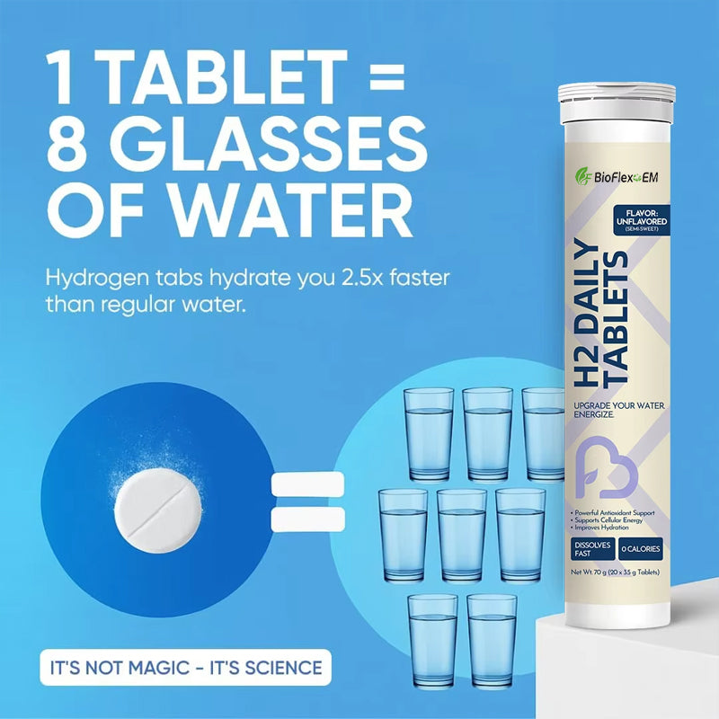 OEM Fast-Dissolving H2 Hydrogen Effervescent Tablets