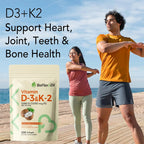 Custom Extra Strength D3 5000 IU + K2 MK-7 100mcg Softgels