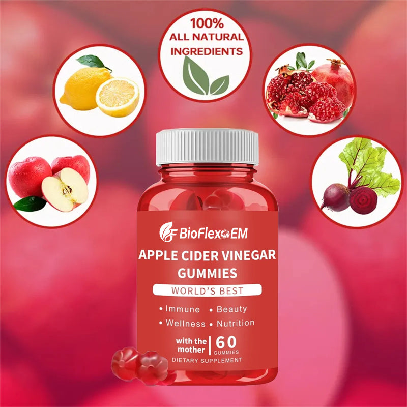 OEM New Arrival Diet Gummies Detox Apple Cider Vinegar Flat Tummy Gummies
