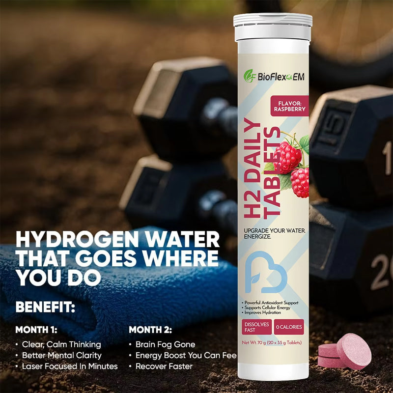 Comprimés d'eau hydrogénée H2 à saveur de framboise, marque privée OEM