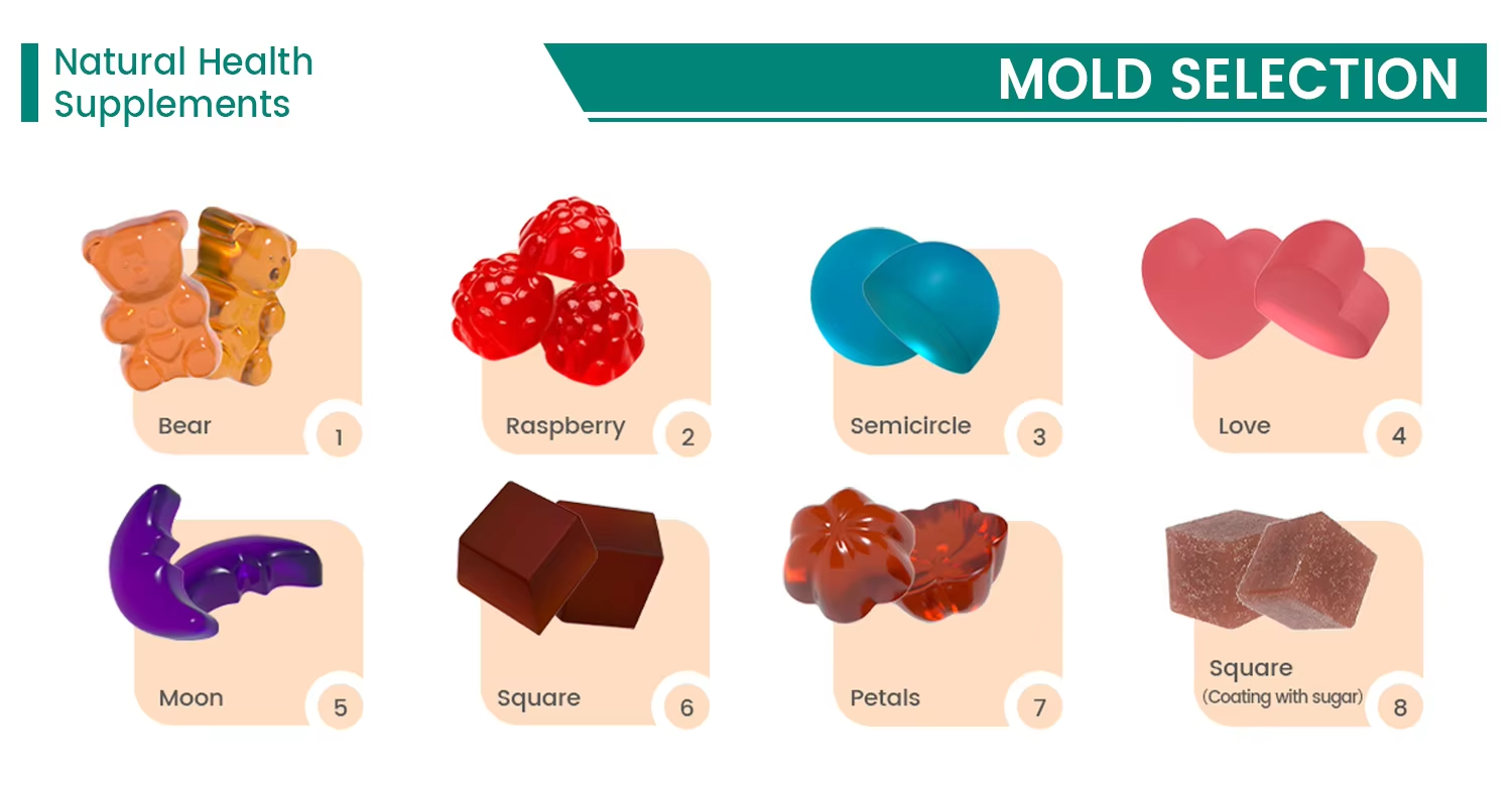 Gummies de créatine 3000 mg, marque privée OEM en gros