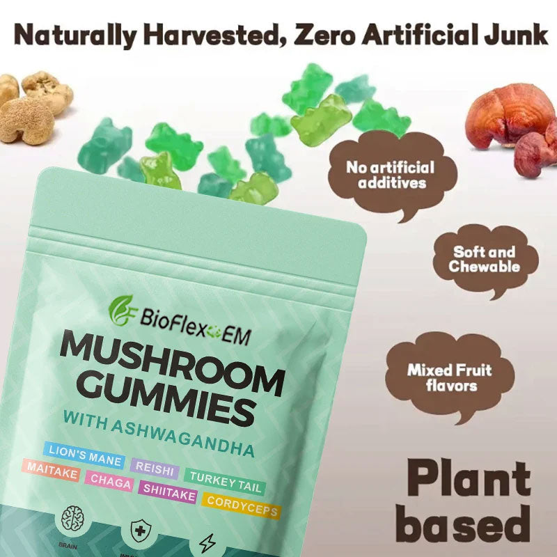 OEM Lion’s Mane Ashwagandha Mushroom Gummies