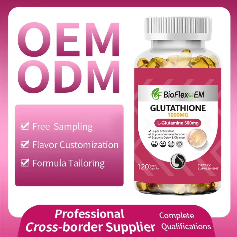 Custom Glutathione Skin Whitening Softgels