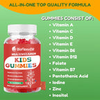 Gommes multivitaminées IDS avec D3, K2, B12, B6, A, C et zinc